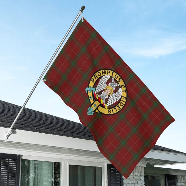 Carruthers Tartan Original Crest House Flag Supply - Image 2