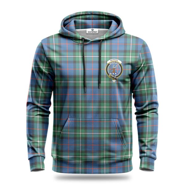 McPhail Hunting Ancient Tartan Crest Hoodie For Cheap - Image 2