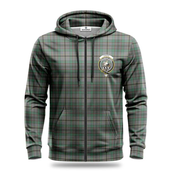 Craig Tartan Crest Hoodie For Discount - Image 3