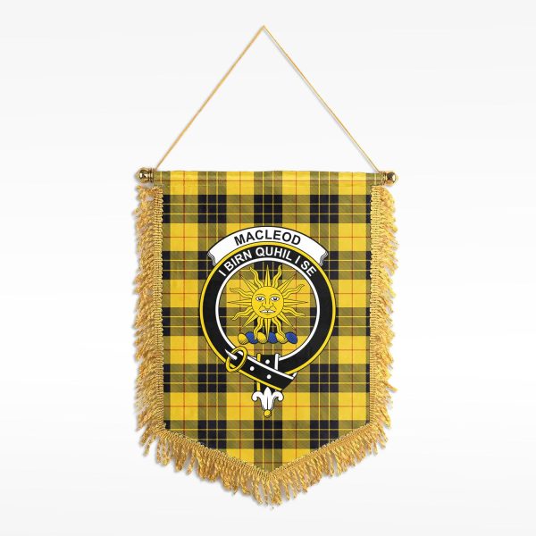 MacLeod of Lewis Ancient Tartan Crest Wall Hanging Banner Discount