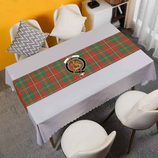 Hay Ancient Tartan Crest Table Runner - Cotton table runner Online Sale