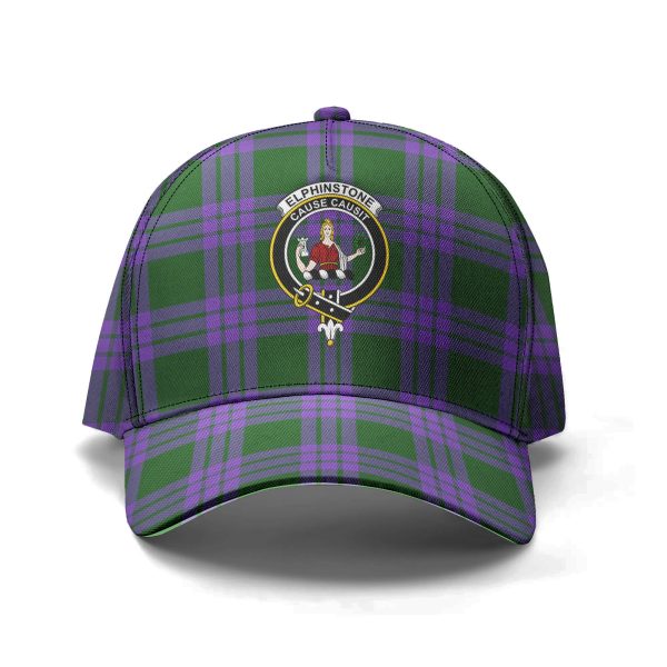 Elphinstone Tartan Crest Classic Cap For Sale
