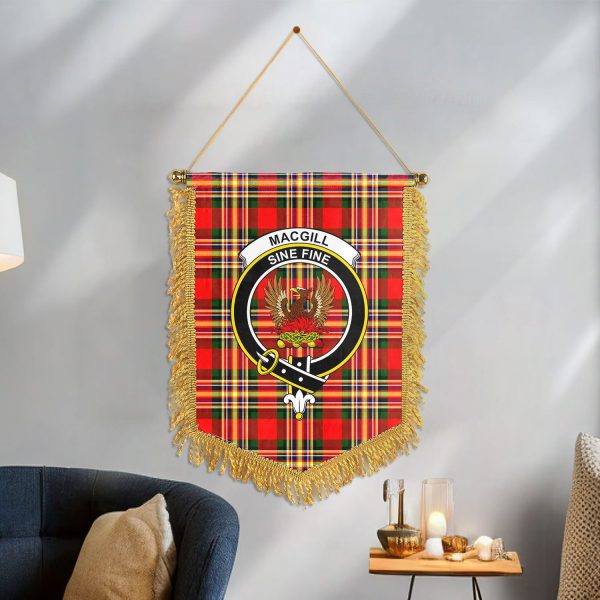 Makgill Tartan Crest Wall Hanging Banner Cheap - Image 3