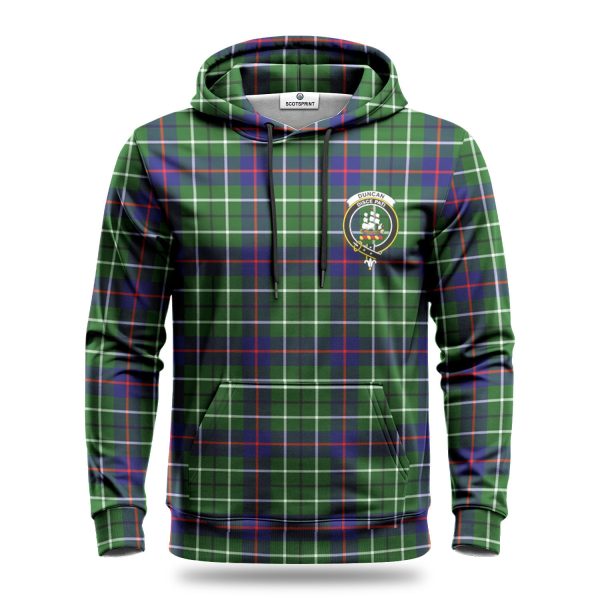 Duncan Modern Tartan Crest Hoodie Discount - Image 2