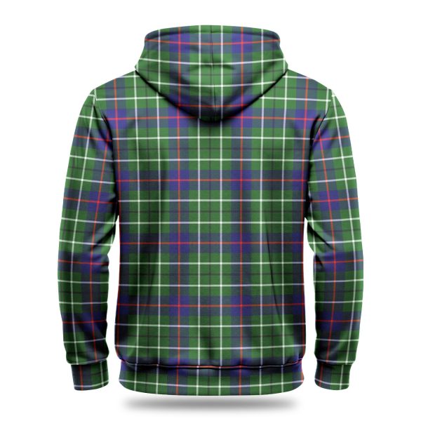 Duncan Modern Tartan Crest Hoodie Discount - Image 4