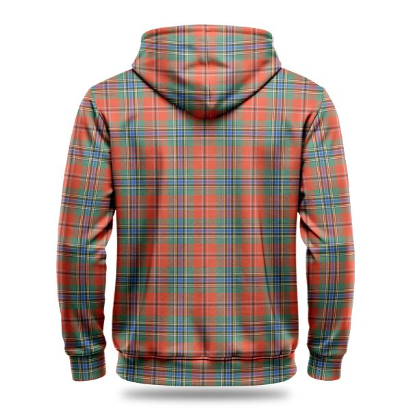 McLean of Duart Ancient Tartan Crest Hoodie For Cheap - Image 4
