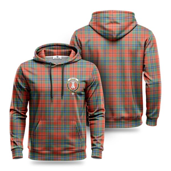 McLean of Duart Ancient Tartan Crest Hoodie For Cheap
