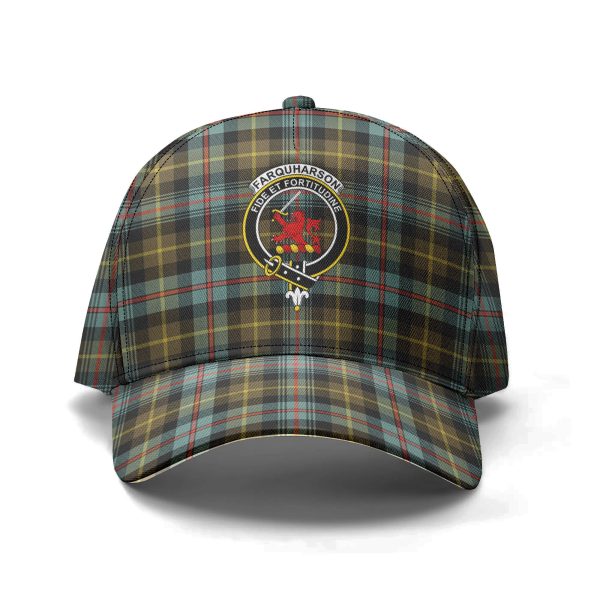 Farquharson Weathered Tartan Crest Classic Cap Sale