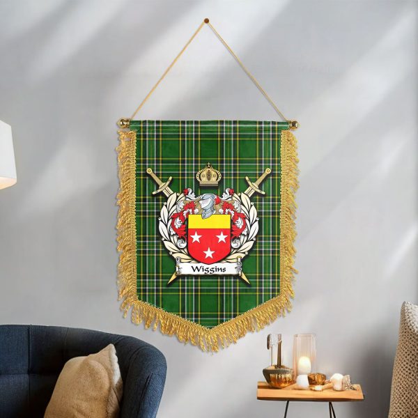 Wiggins Tartan Coat of Arms Wall Hanging Banner - Royal Style For Discount - Image 3