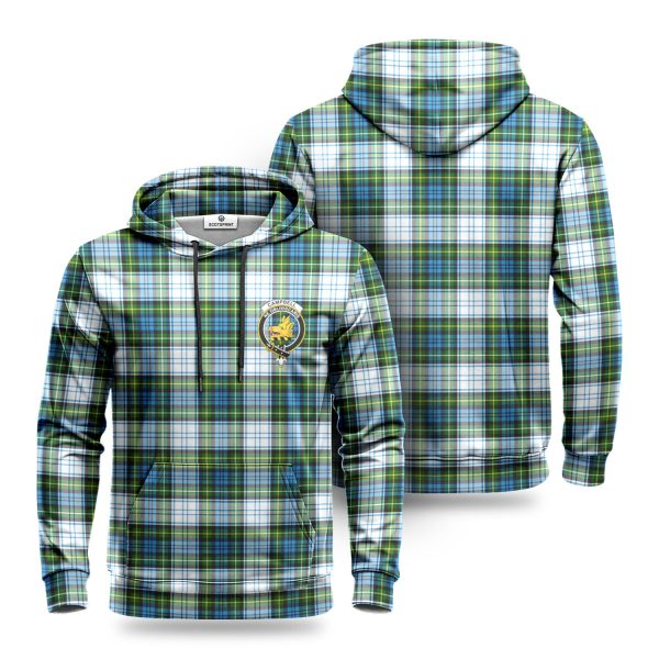 Campbell Dress Tartan Crest Hoodie Fashion