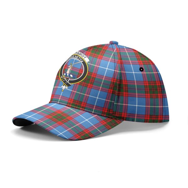 Dalmahoy Tartan Crest Classic Cap For Sale - Image 2