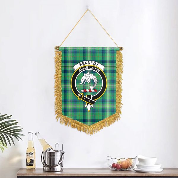 Kennedy Ancient Tartan Crest Wall Hanging Banner Fashion - Image 2