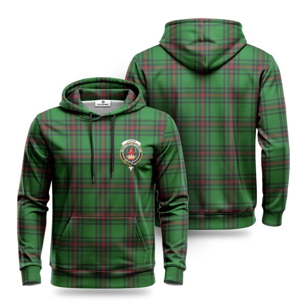 Lundin Tartan Crest Hoodie Discount