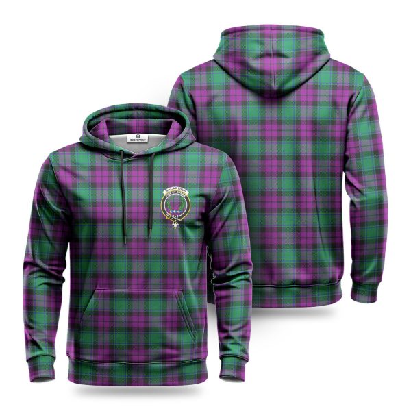 MacArthur – Milton Tartan Crest Hoodie Hot on Sale