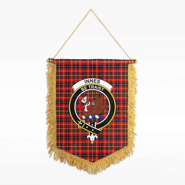 Innes Modern Tartan Crest Wall Hanging Banner Online