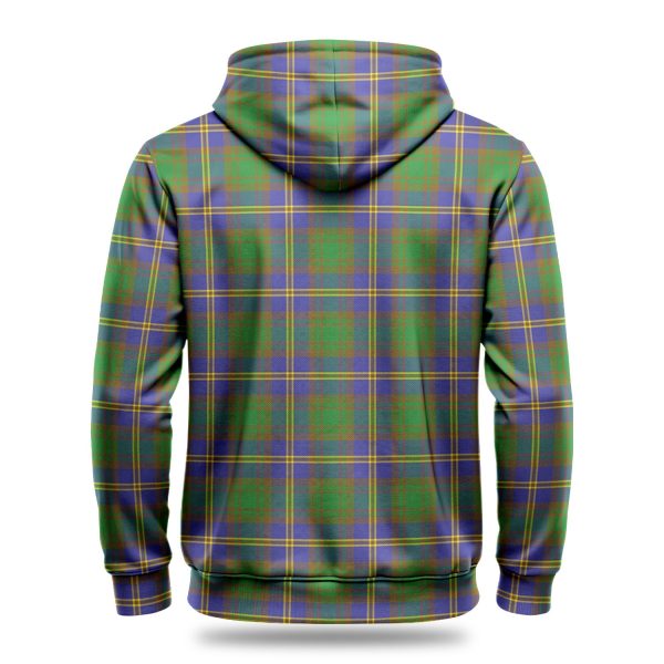 Strang (or Strange) Tartan Crest Hoodie Online Hot Sale - Image 4