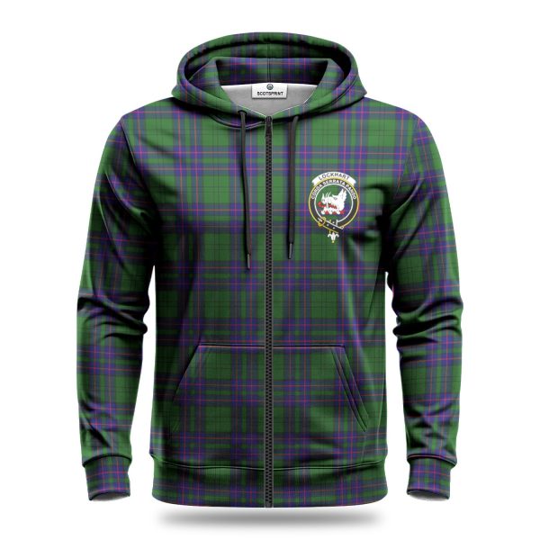 Lockhart Modern Tartan Crest Hoodie Fashion - Image 3