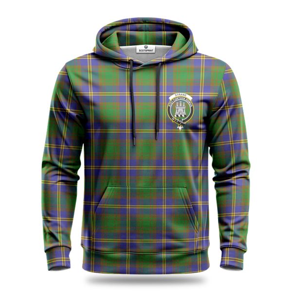 Strang (or Strange) Tartan Crest Hoodie Online Hot Sale - Image 2