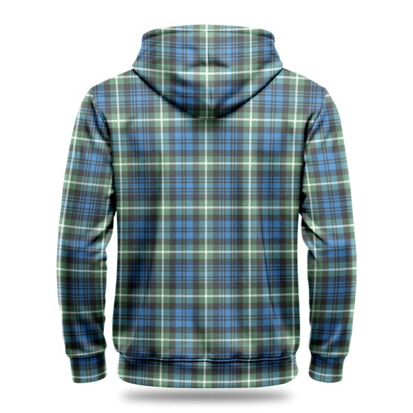 Lamont Ancient Tartan Crest Hoodie Sale - Image 4