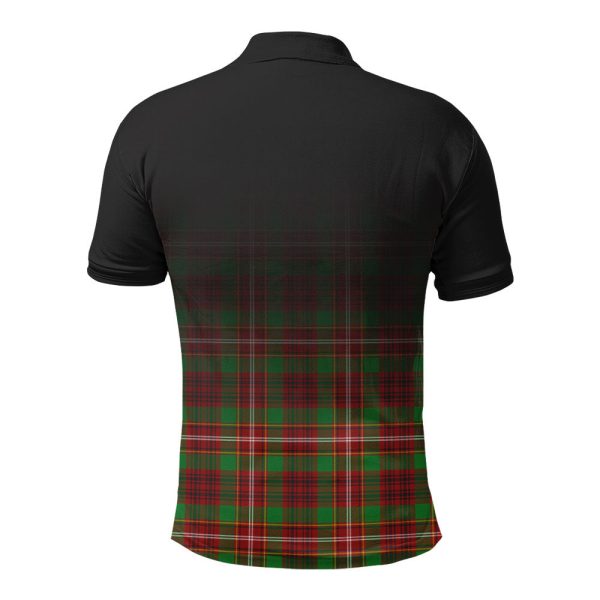 Ainslie Tartan Crest Polo Shirt - Thistle Black Style Cheap - Image 2