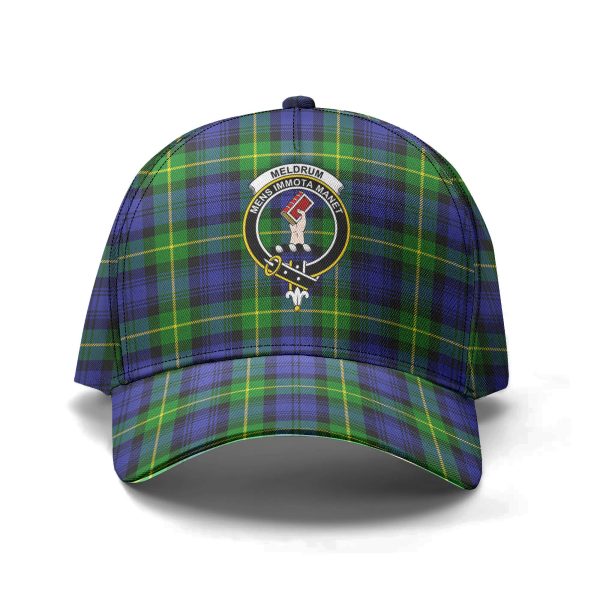 Meldrum Tartan Crest Classic Cap Fashion