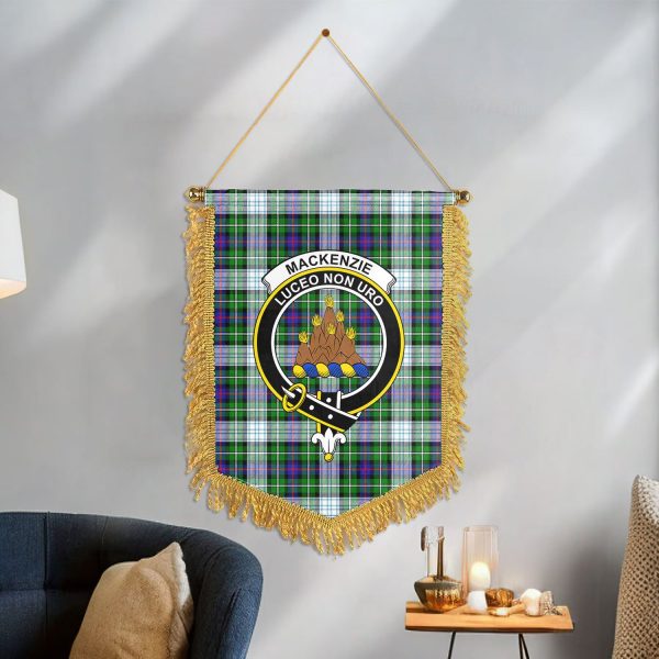MacKenzie Dress Modern Tartan Crest Wall Hanging Banner Fashion - Image 3