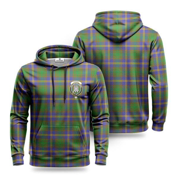 Strang (or Strange) Tartan Crest Hoodie Online Hot Sale
