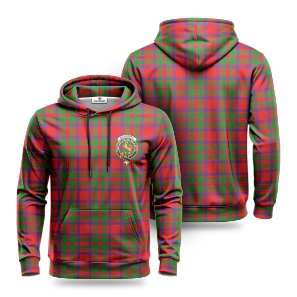 McKintosh Modern Tartan Crest Hoodie Sale