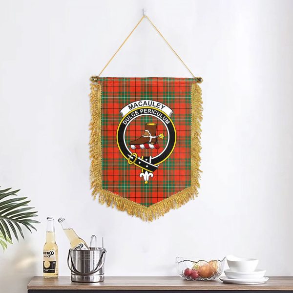 MacAuley Ancient Tartan Crest Wall Hanging Banner Online Hot Sale - Image 2