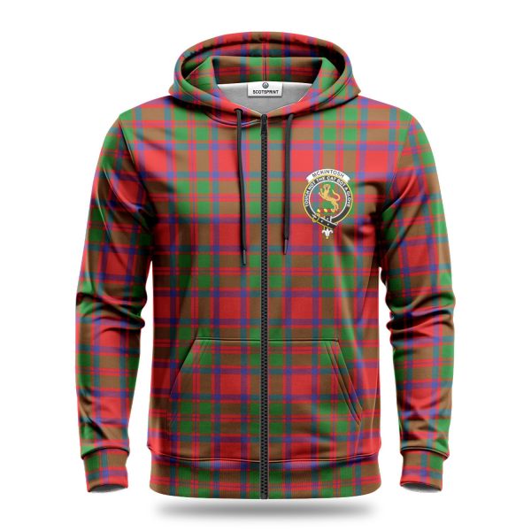 McKintosh Modern Tartan Crest Hoodie Sale - Image 3