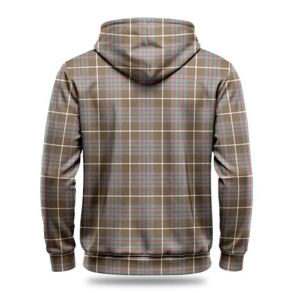 McIntyre Hunting Weathered Tartan Crest Hoodie Online - Image 4