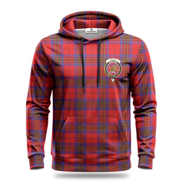 Leslie Modern Tartan Crest Hoodie For Discount - Image 2