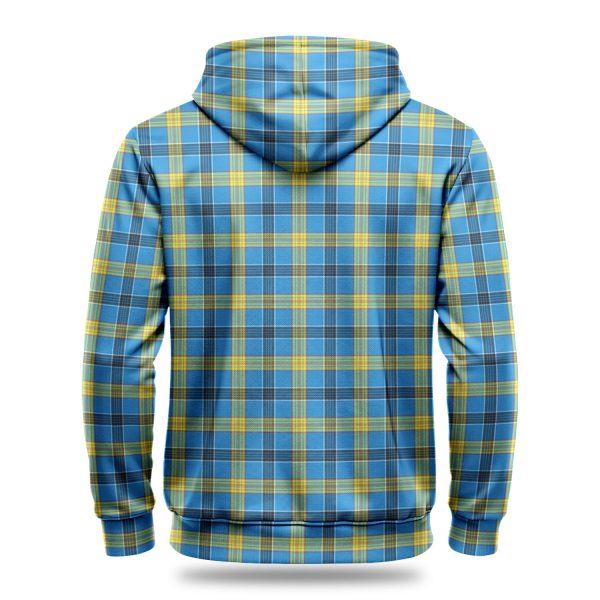 Laing Tartan Crest Hoodie Supply - Image 4