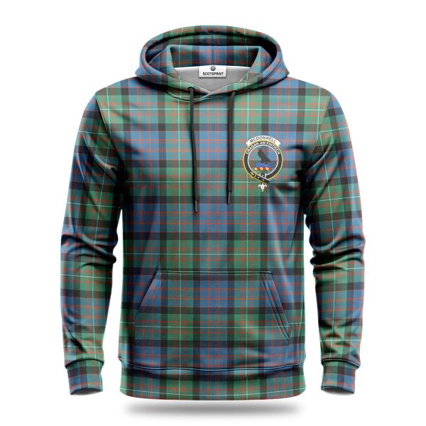 McDonnell of Glengarry Ancient Tartan Crest Hoodie on Sale - Image 2