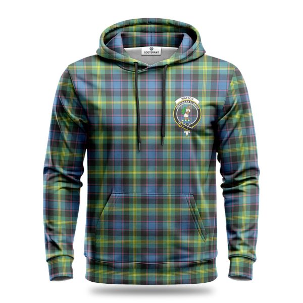 Watson Ancient Tartan Crest Hoodie Discount - Image 2