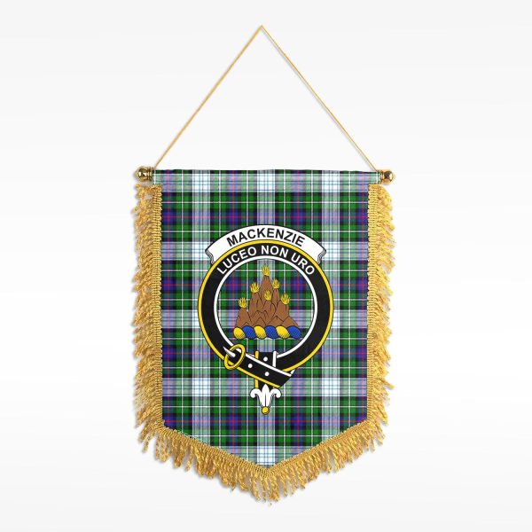 MacKenzie Dress Modern Tartan Crest Wall Hanging Banner Fashion