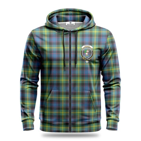 Watson Ancient Tartan Crest Hoodie Discount - Image 3