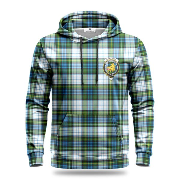 Campbell Dress Tartan Crest Hoodie Fashion - Image 2