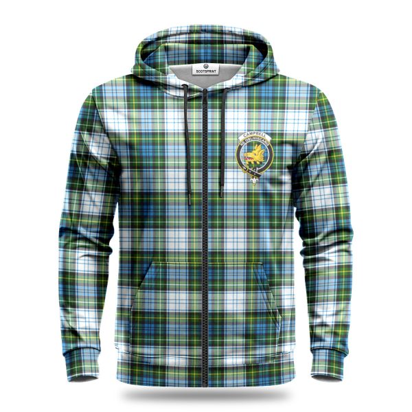 Campbell Dress Tartan Crest Hoodie Fashion - Image 3
